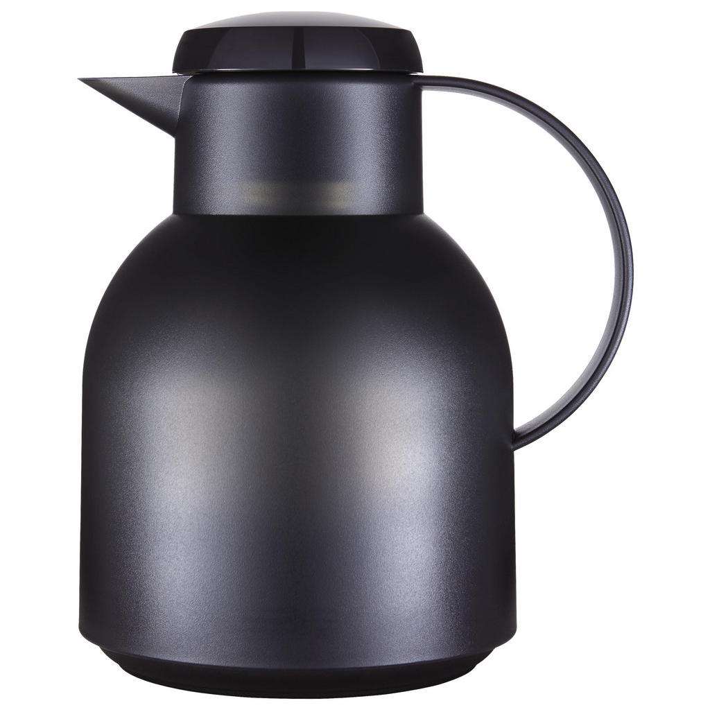 Emsa ISOLIERKANNE 1 L, Schwarz, Weiß