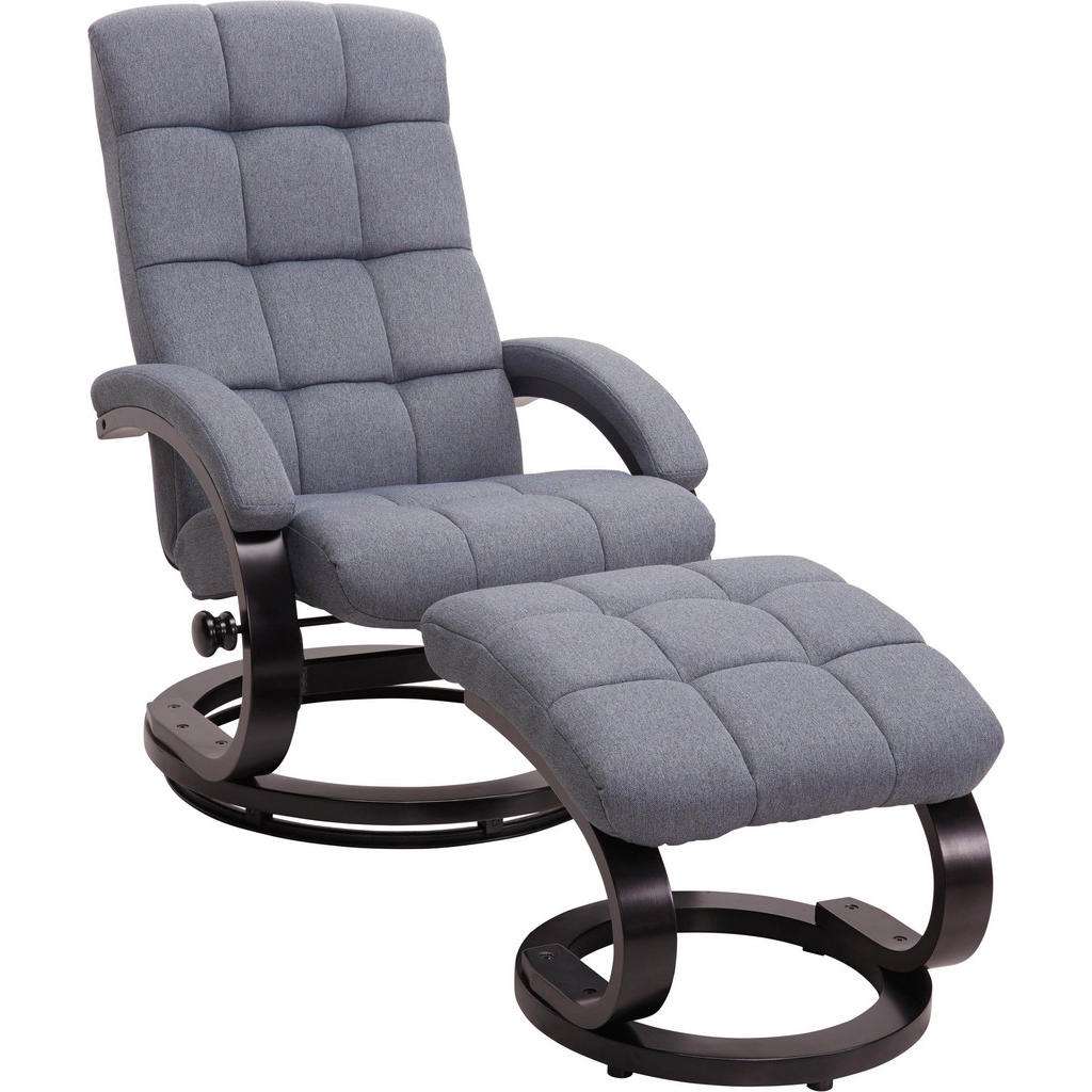 Carryhome RELAXSESSELSET Linon Hocker, Weiß