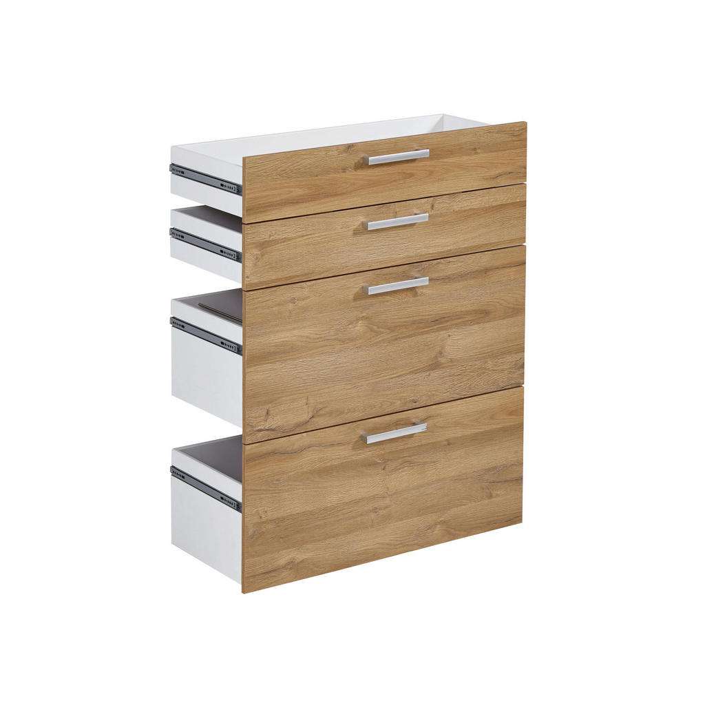 Carryhome SCHUBLADENSET 84,0/106,0/34,5 cm Braun