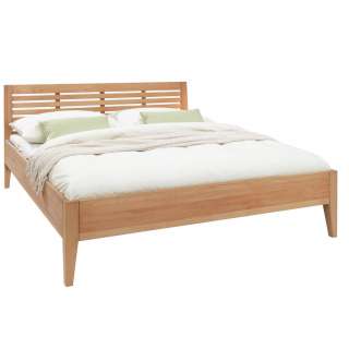 Linea Natura BETT Buche massiv 180/200 cm, Braun