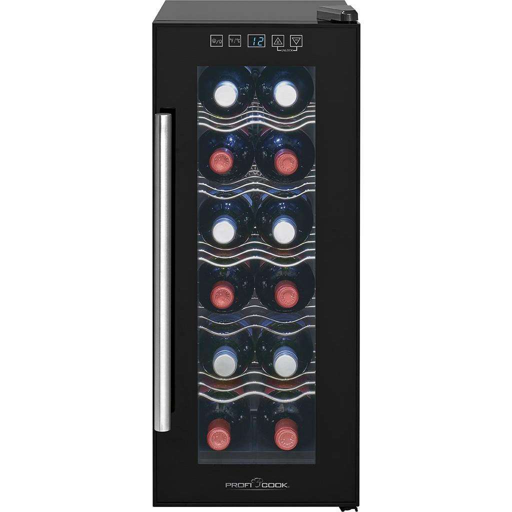 Bomann Flaschen Kühlschrank, Schwarz