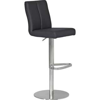 Novel BARHOCKER Lederlook Schwarz