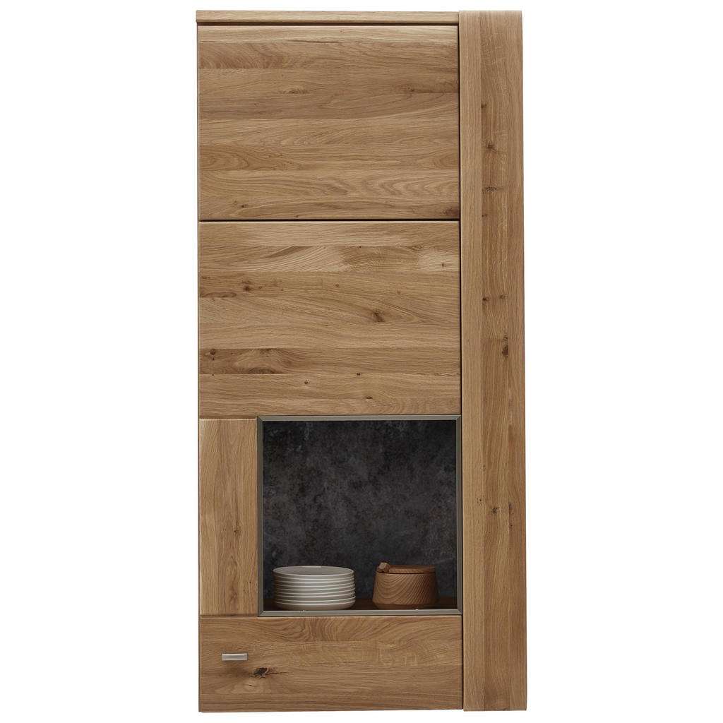 Voleo HÄNGEVITRINE Eiche furniert, massiv Braun, braun