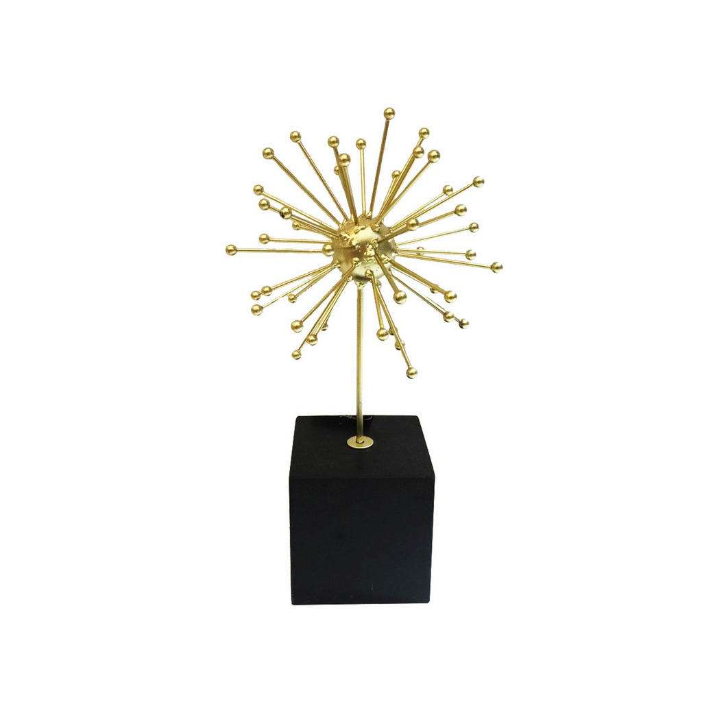 Ambia Home SKULPTUR, Schwarz, Gold