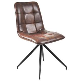 Landscape STUHL Lederlook Schwarz