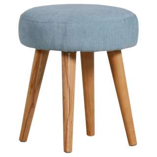Carryhome HOCKER Flachgewebe Blau