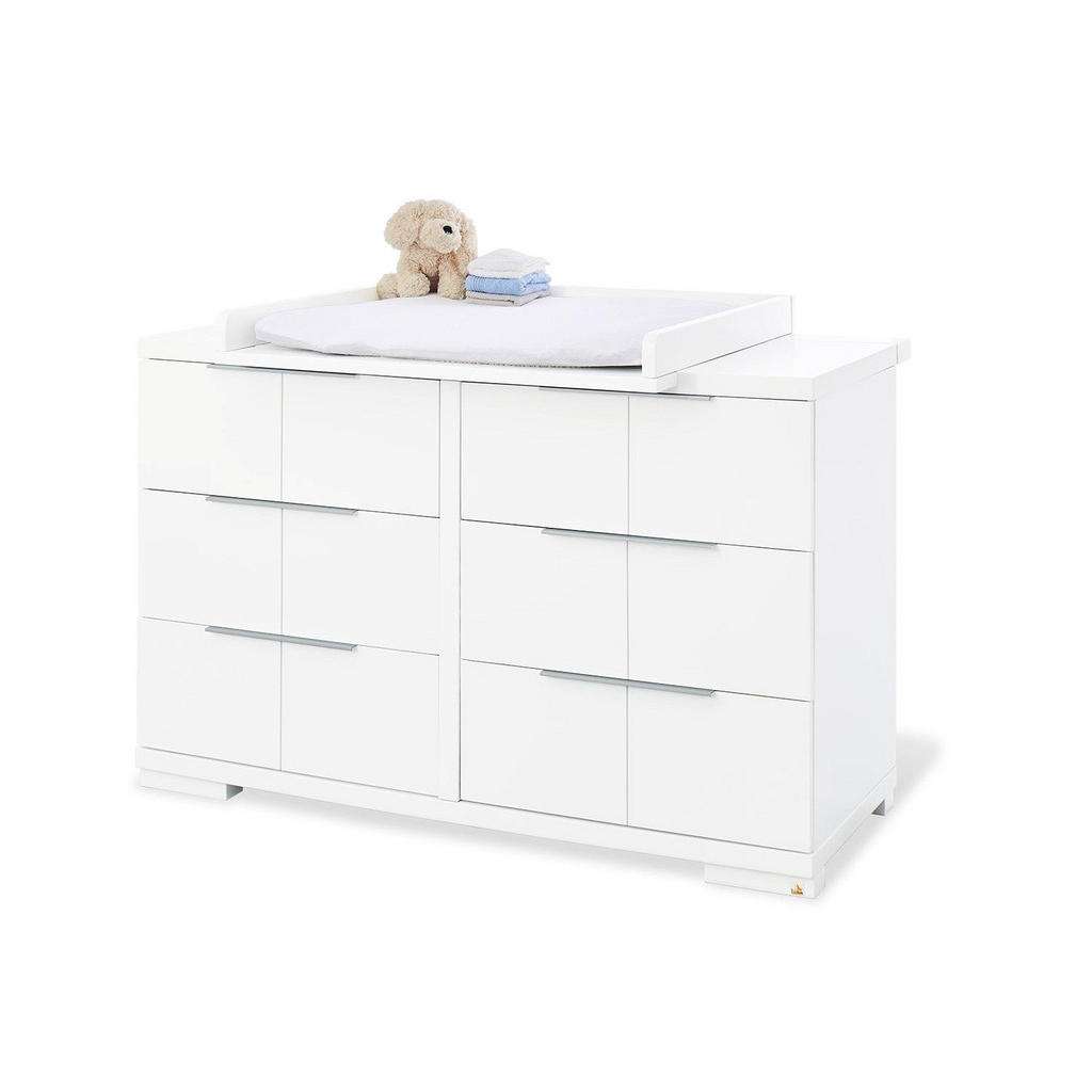 XXXL WICKELKOMMODE Pinolino Polar Weiß