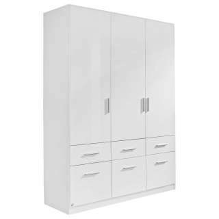 Carryhome KLEIDERSCHRANK 3-türig Weiß