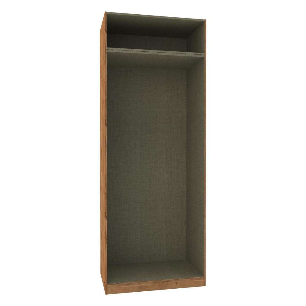 Hom`in KLEIDERSCHRANKKORPUS 91,1/242,2/56,5 cm, Braun