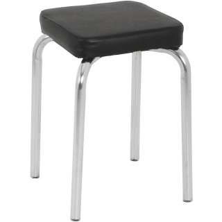 Carryhome STAPELHOCKER Schwarz, Silber