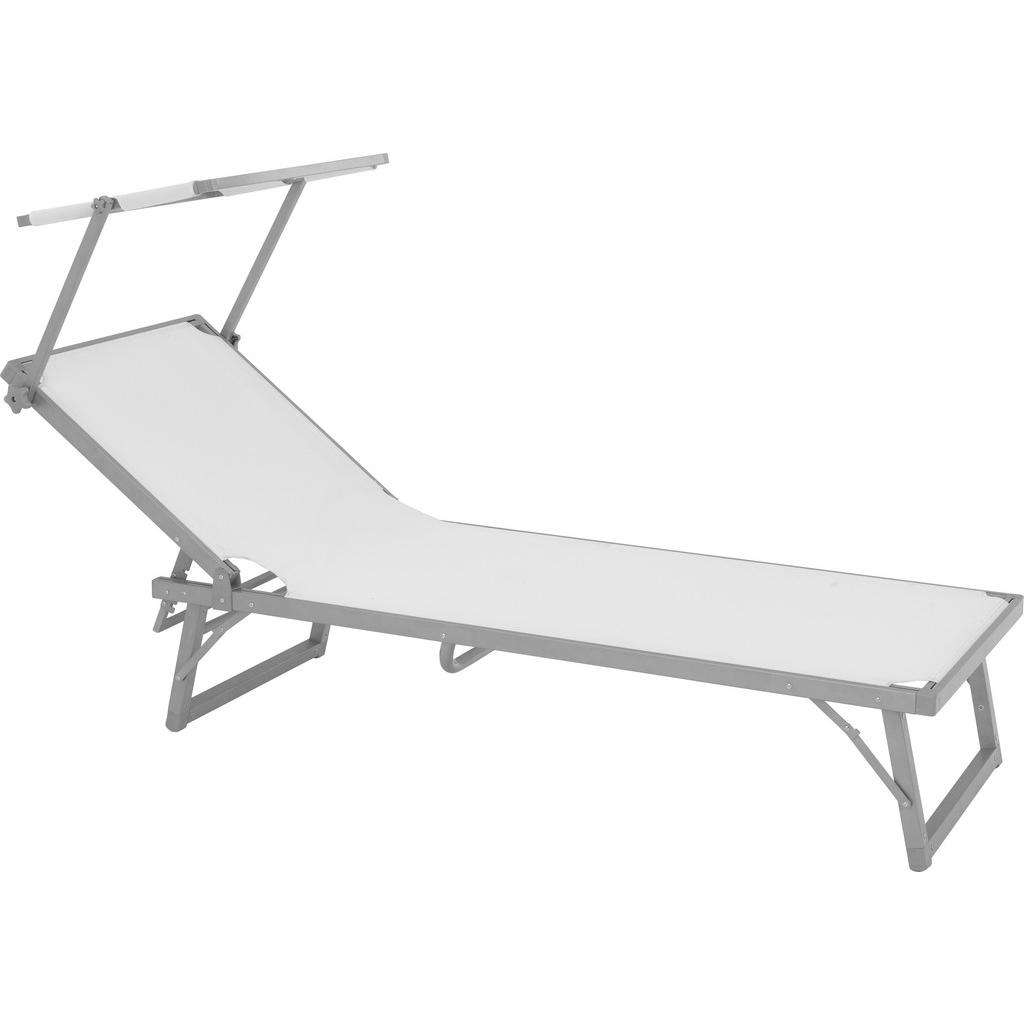 Ambia Garden GARTENLIEGE Aluminium Weiß