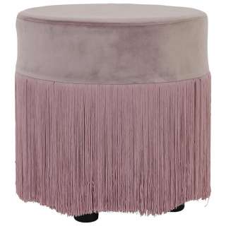 XXXL HOCKER Velours Rosa