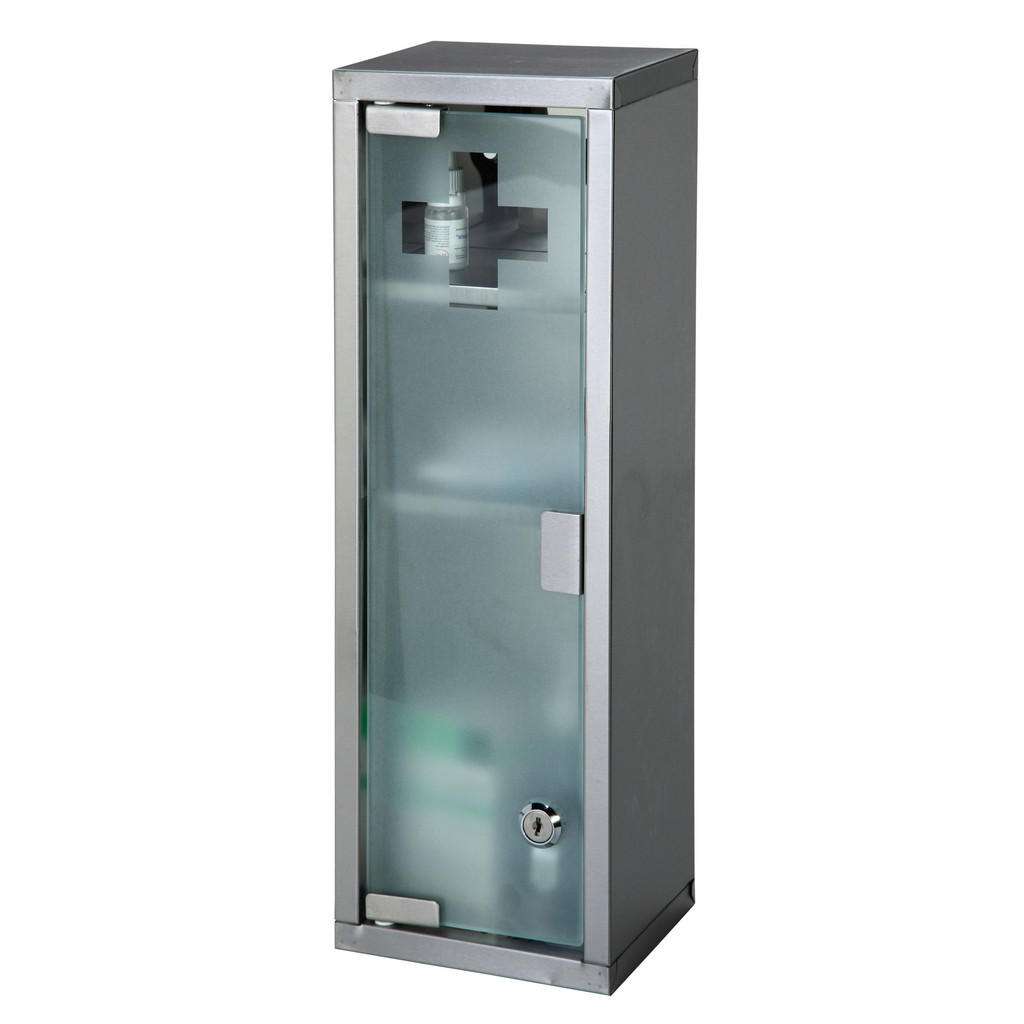XXXL MEDIZINSCHRANK Silber