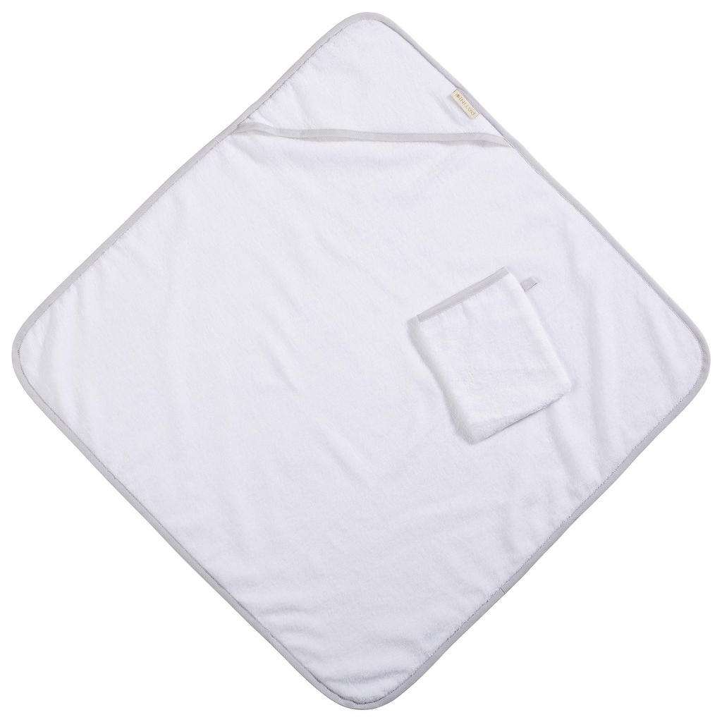 Patinio KAPUZENBADETUCH, Weiß