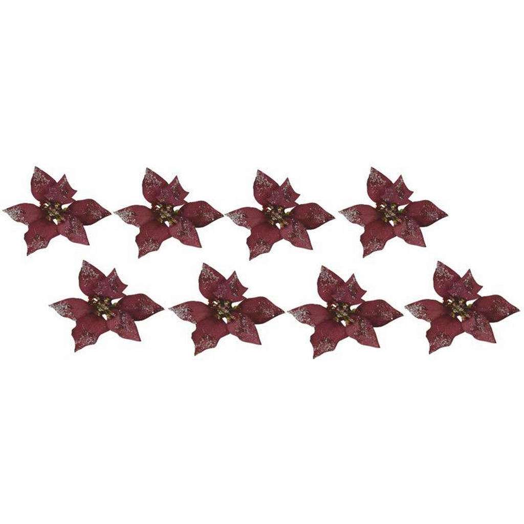 X-Mas Dekoclip-Set 8-tlg., Rot