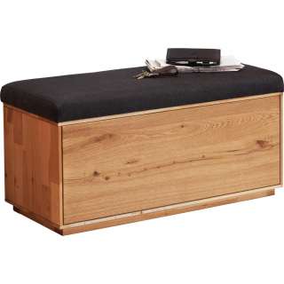 Valnatura GARDEROBENBANK Eiche massiv Braun
