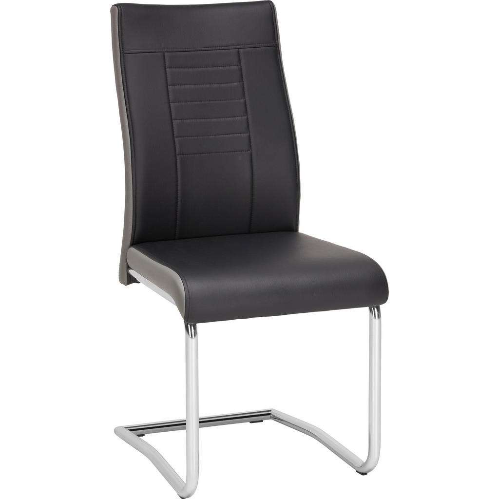 Carryhome SCHWINGSTUHL Lederlook Weiß