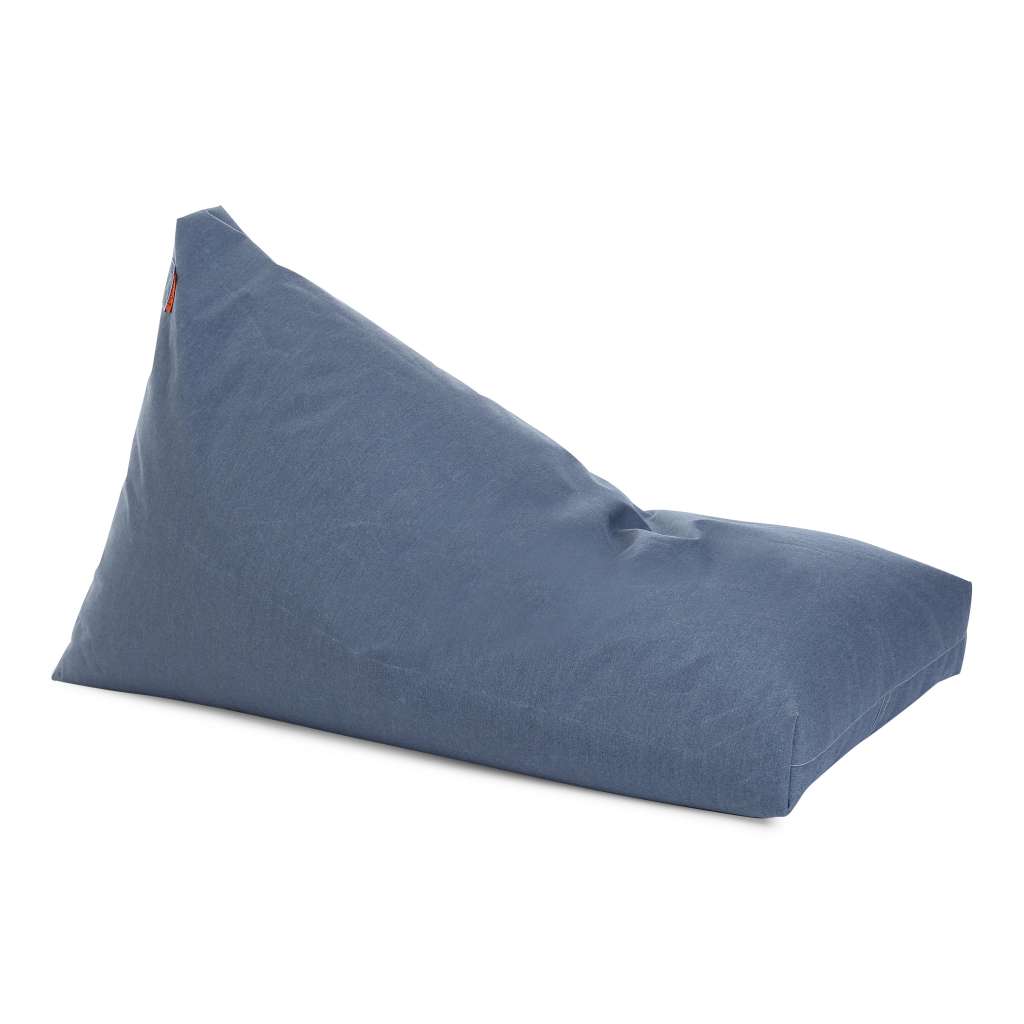 TRIMM Copenhagen - Felix Lounger Sitzsack - blue jeans - outdoor