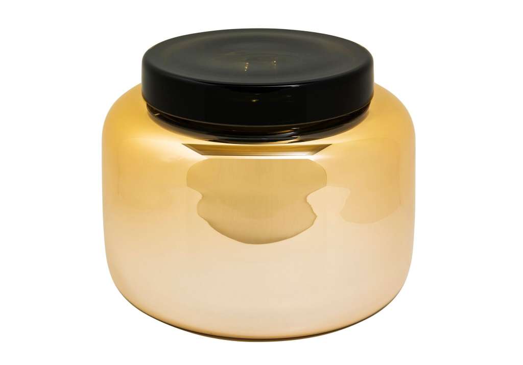 Pulpo - Container Vase klein - orange/schwarz - indoor