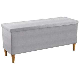 Linea Natura BETTBANK Webstoff Eiche massiv Braun