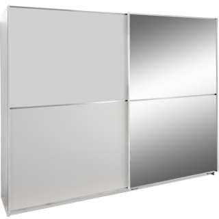 Xora SCHWEBETÜRENSCHRANK 2-türig Weiß