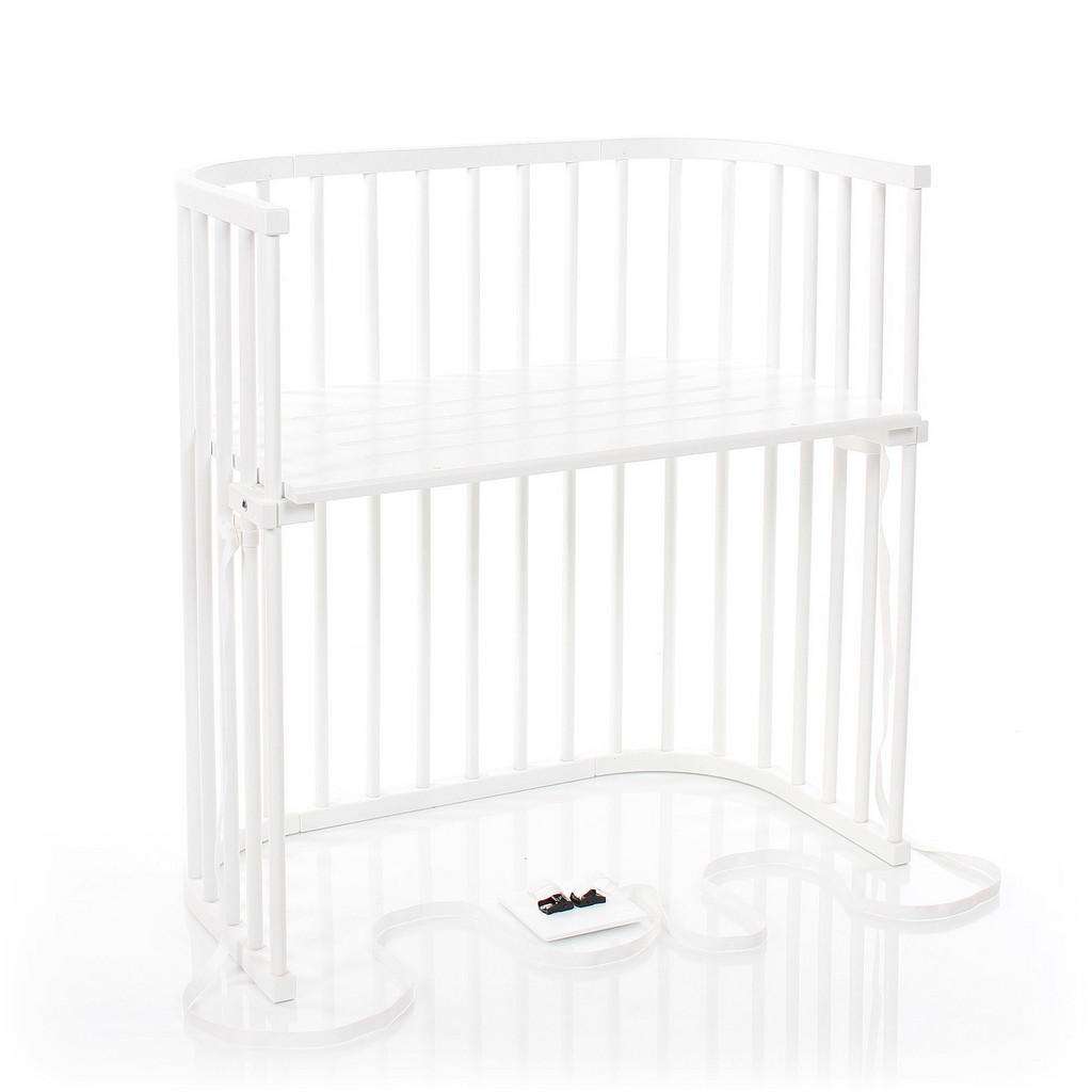 Babybay BEISTELLBETT Babybay Boxspring Buche massiv Weiß