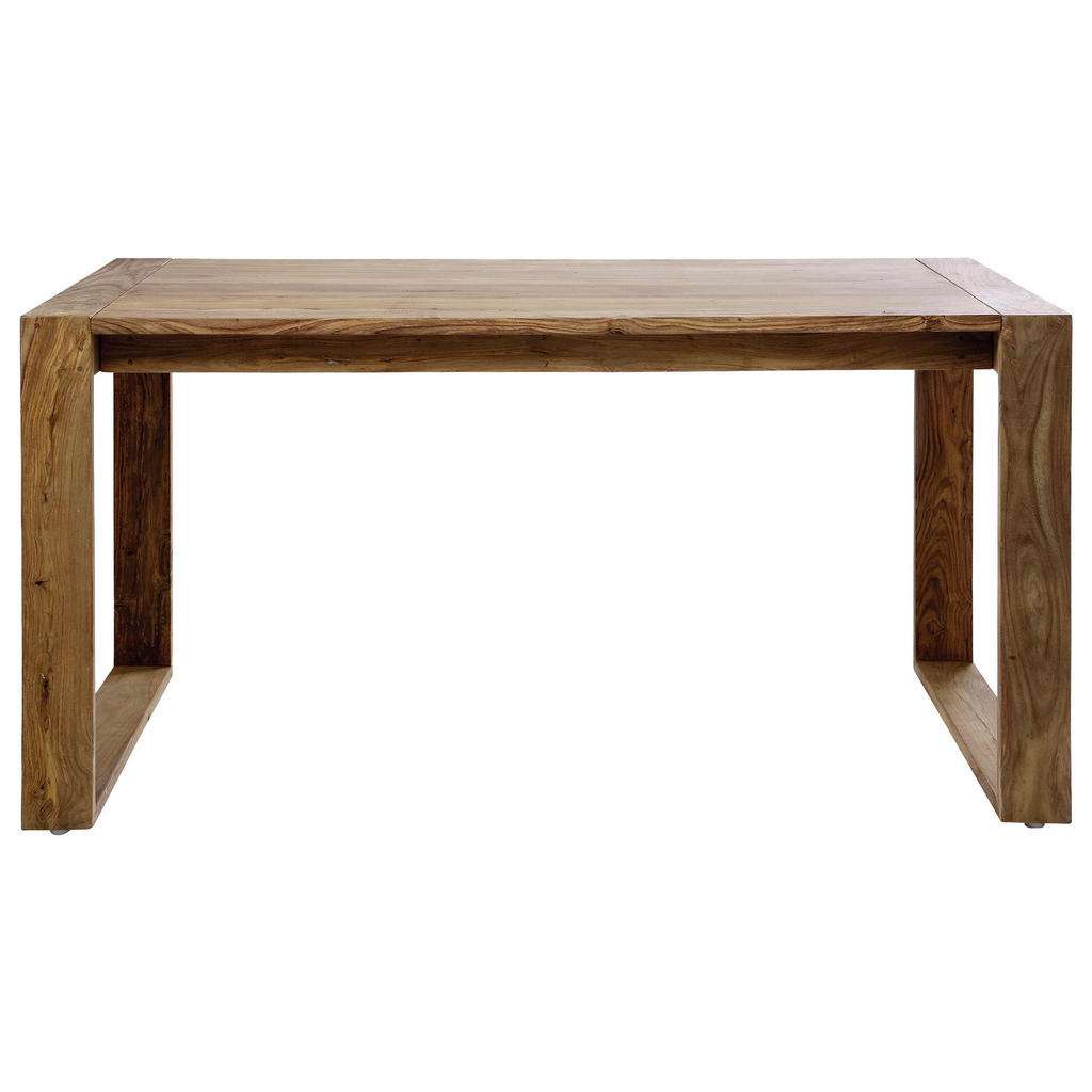 Kare-Design SCHREIBTISCH Sheesham massiv Mehrfarbig