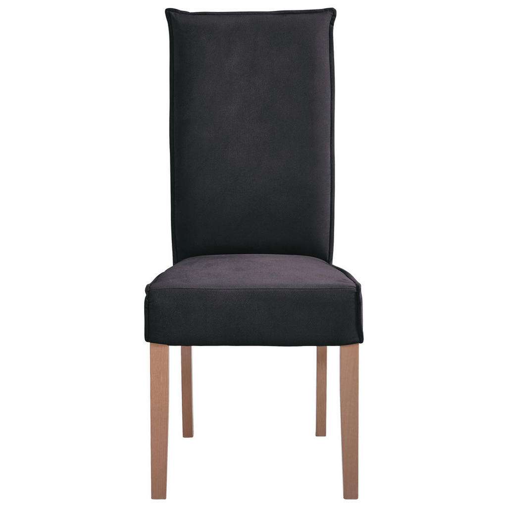 Carryhome STUHL Buche massiv Grau