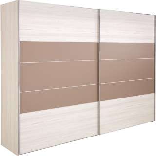Voleo SCHWEBETÜRENSCHRANK 2-türig Sahara, Braun