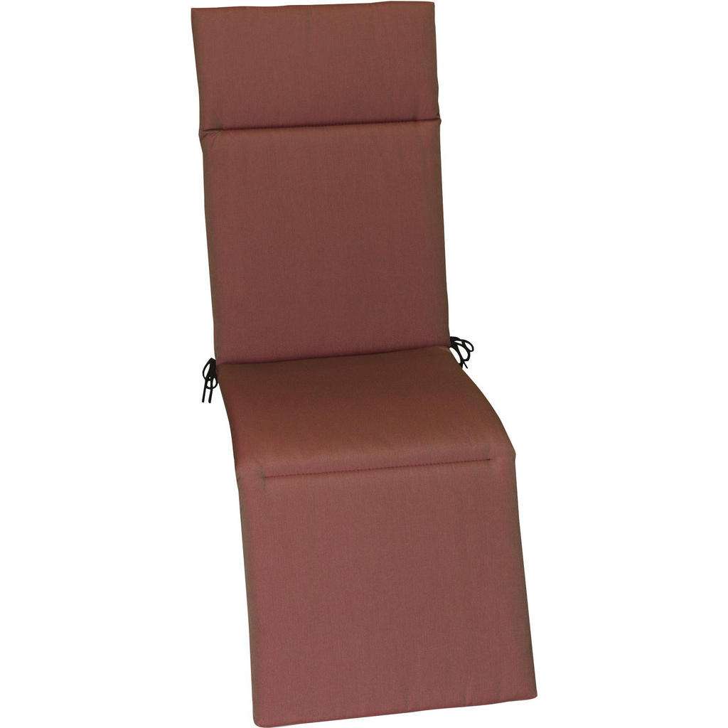 XXXL RELAXSESSELAUFLAGE Uni, Rot