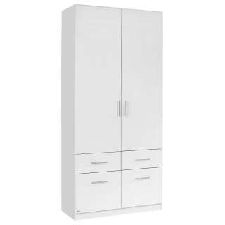 Carryhome KLEIDERSCHRANK 2-türig Weiß