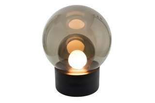 Pulpo - Boule Bodenleuchte Medium  - Smoky Grey Smoky Grey Inside - indoor