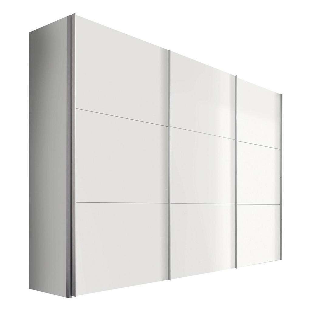 Hom`in SCHWEBETÜRENSCHRANK 3-türig Weiß