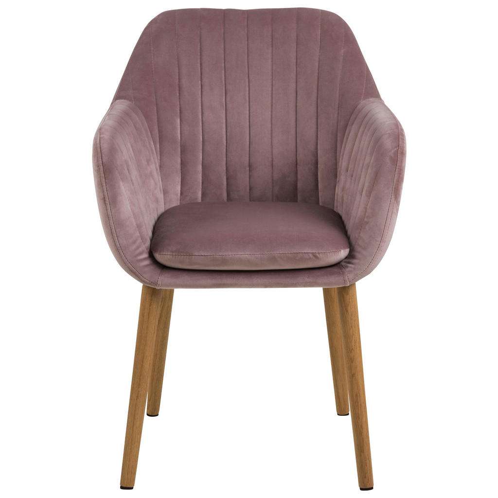 Ambia Home ARMLEHNSTUHL Samt Rosa