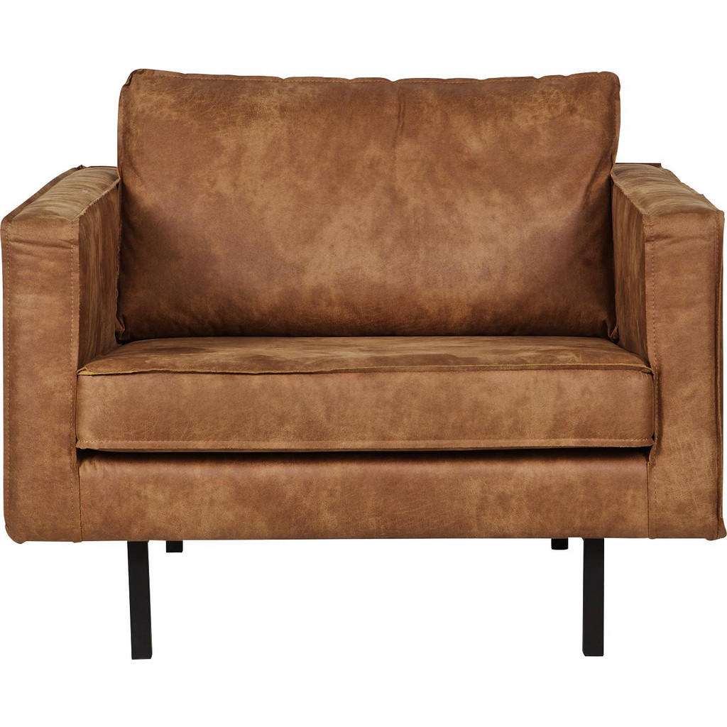 Ambia Home SESSEL Lederlook Braun