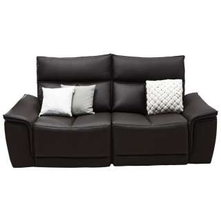 Celina Home ZWEISITZER-SOFA Echtleder braun