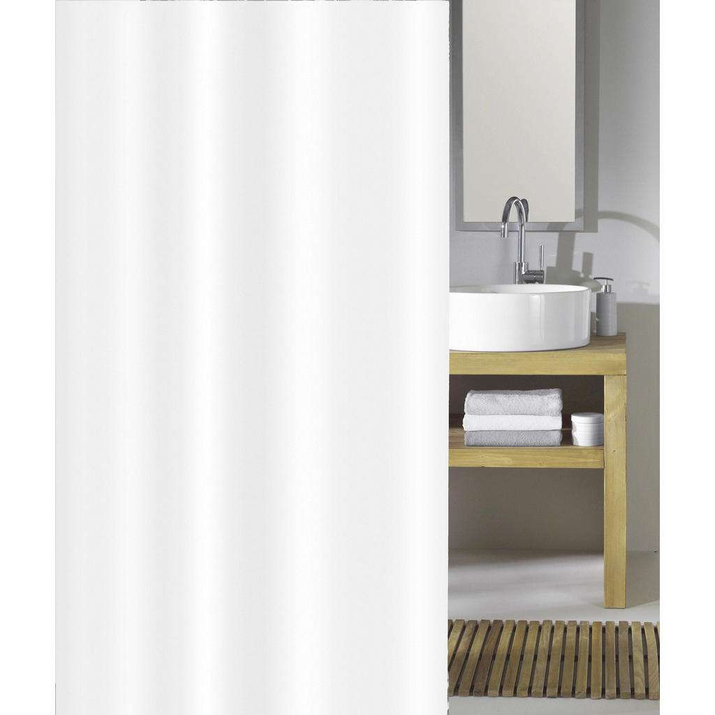 Kleine Wolke DUSCHVORHANG Weiß 180/200 cm
