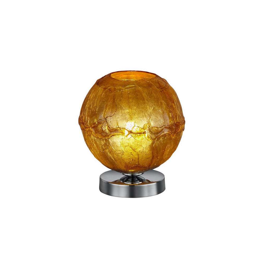 XXXL TISCHLEUCHTE, Orange, Silber, Gold