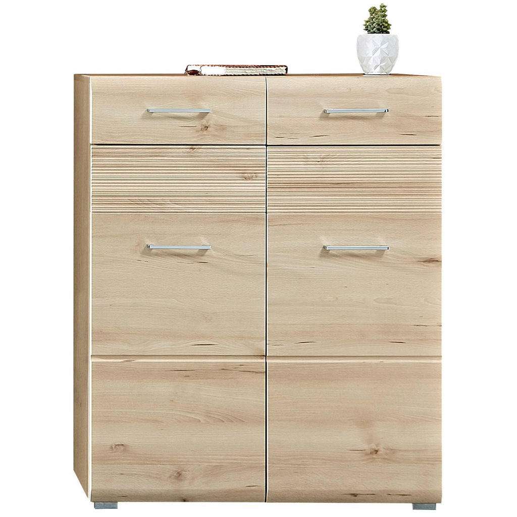 Voleo SCHUHSCHRANK geriffelt, foliert Braun