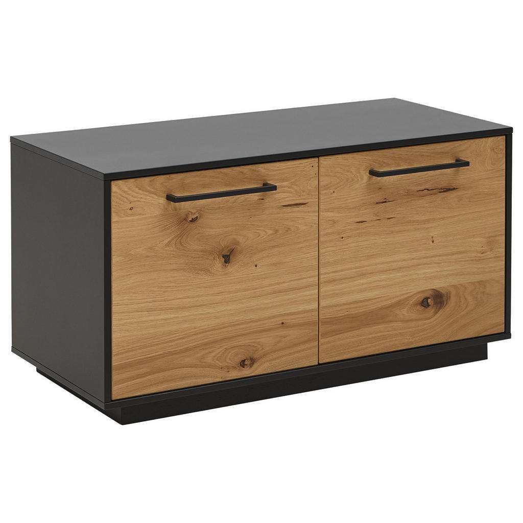 Dieter Knoll GARDEROBENBANK Balkeneiche furniert Braun