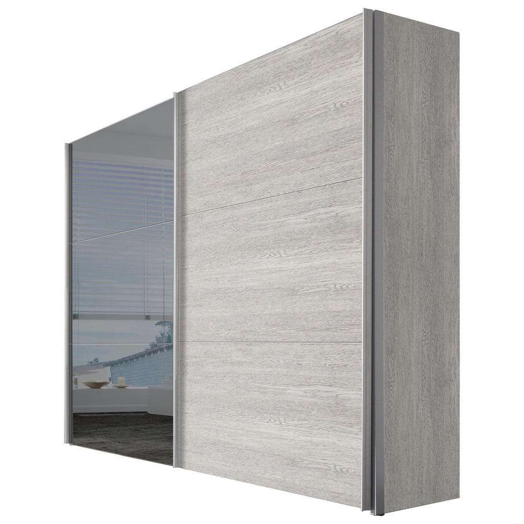 Hom`in SCHWEBETÜRENSCHRANK 2-türig Braun