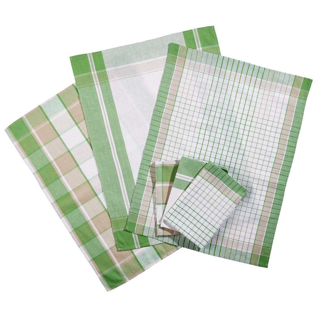 Boxxx GESCHIRRTUCH-SET 6-teilig, Grün