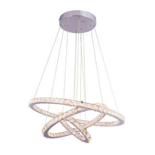 XXXL LED-HÄNGELEUCHTE, Weiß, Silber