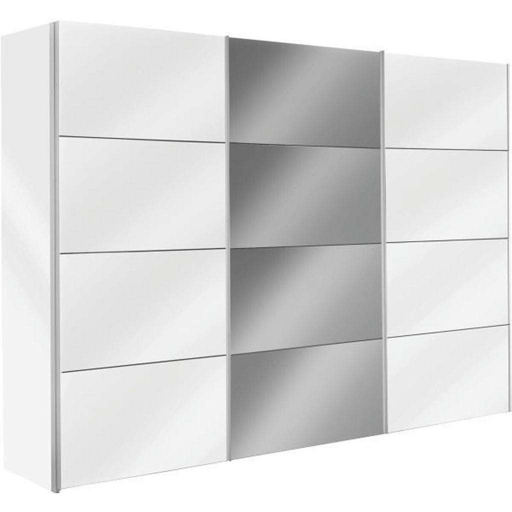 Hom`in SCHWEBETÜRENSCHRANK 3-türig Weiß
