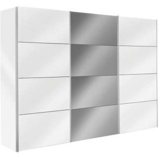 Hom`in SCHWEBETÜRENSCHRANK 3-türig Weiß