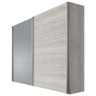 Hom`in SCHWEBETÜRENSCHRANK 2-türig Braun