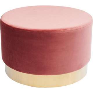 Kare-Design HOCKER Samt Rosa, Orange