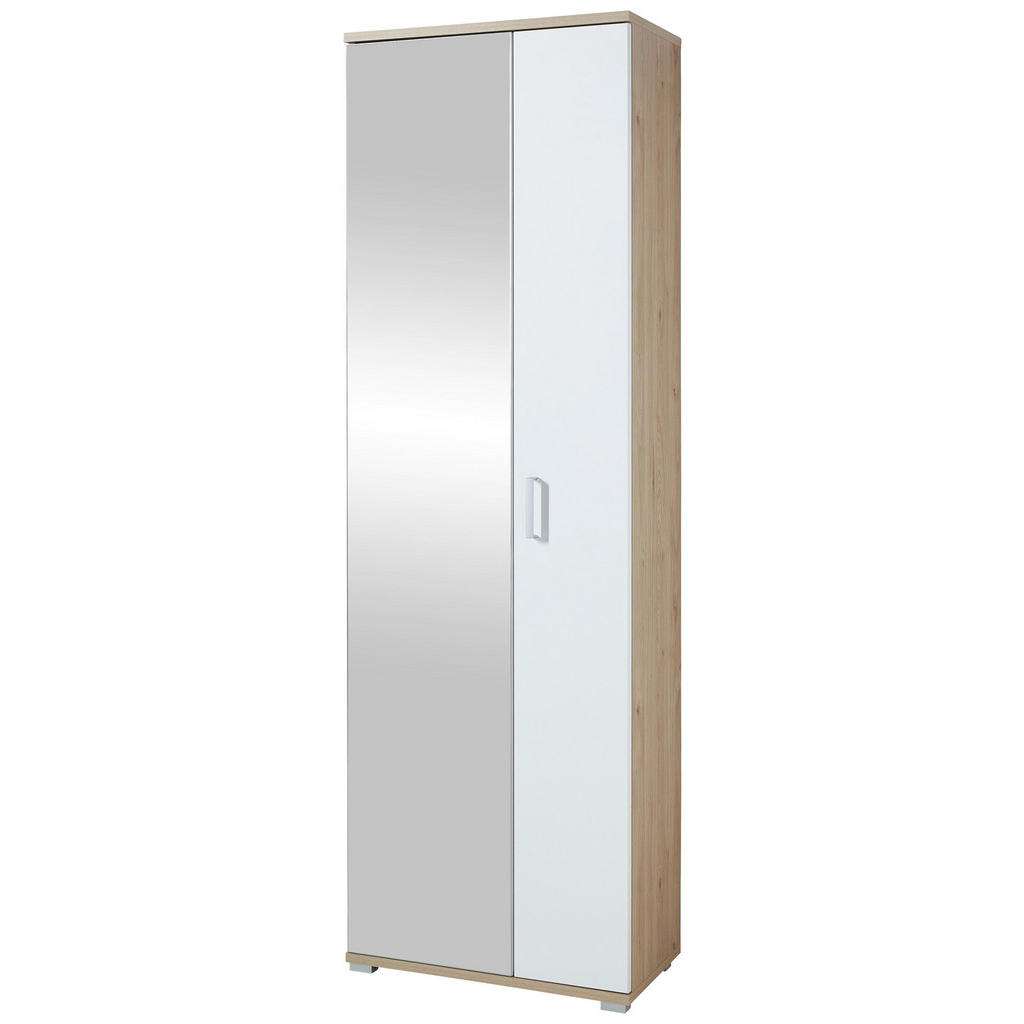 Xora SCHUHSCHRANK foliert Weiß, Braun