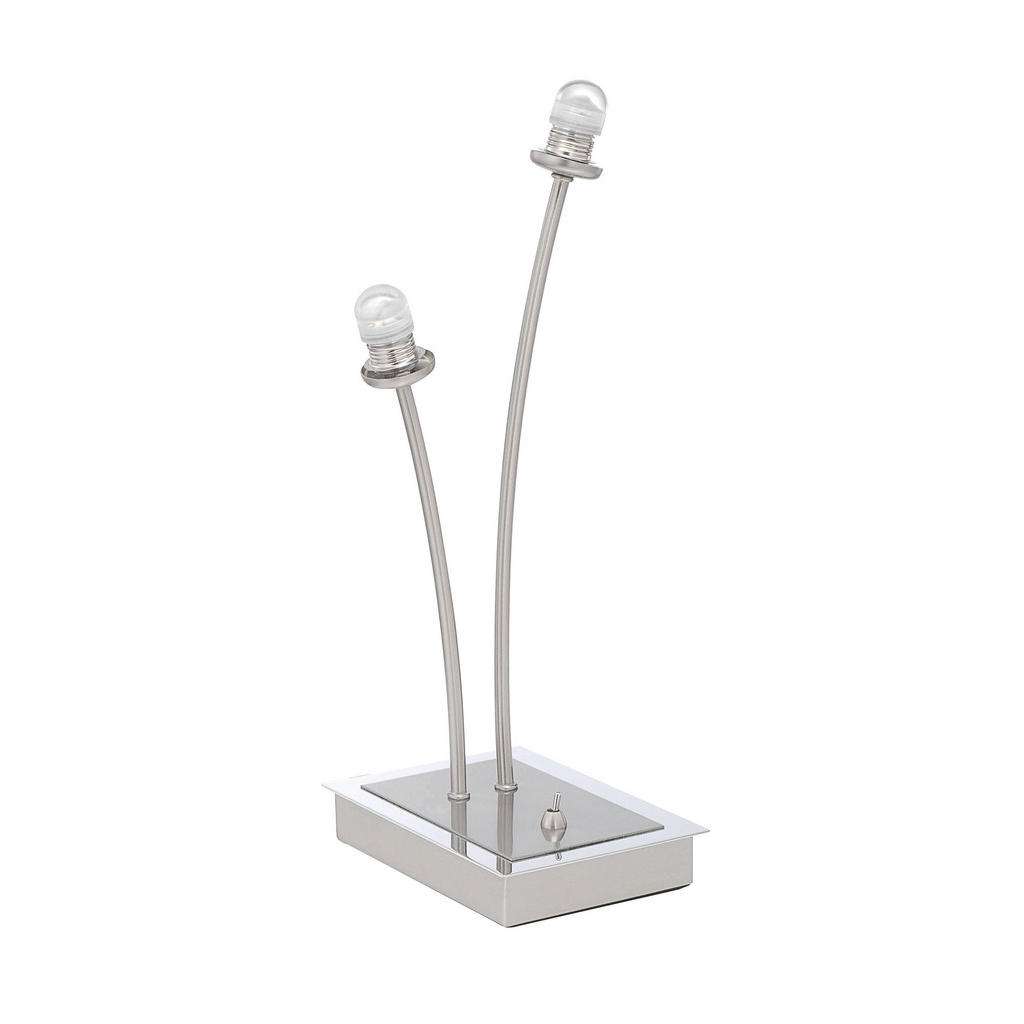 XXXL LED-TISCHLEUCHTE, Silber, Silber