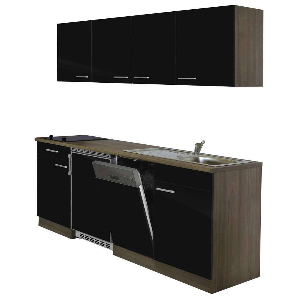 XXXL KÜCHENBLOCK E-Geräte, Spüle, Braun